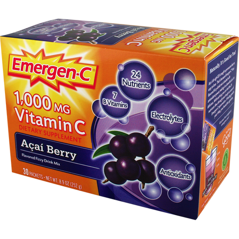 Alacer Emergen-C Acai Berry 30 ct