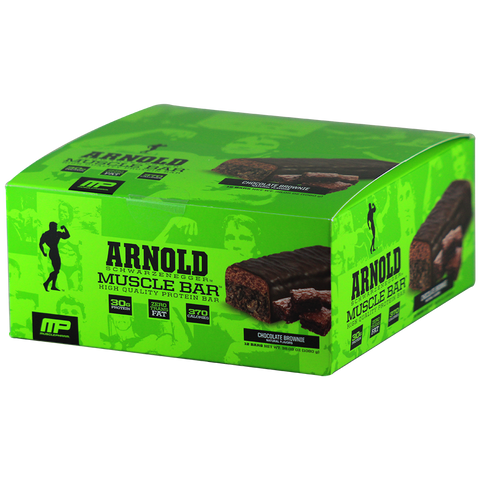 Arnold Series by MusclePharm Muscle Bar Frosted Cinnamon Bun 12 ct