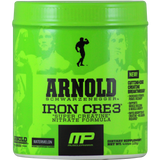 Arnold Series by MusclePharm Iron Cre3 Blue Razz 30 svg