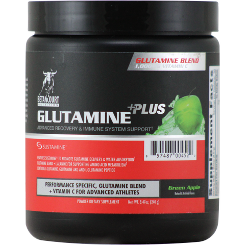 Betancourt Nutrition Glutamine Plus Green Apple 8 svg