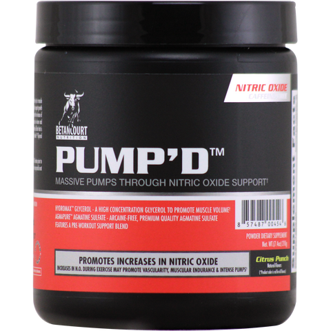 Betancourt Nutrition Pump'D Citrus Punch 30 svg