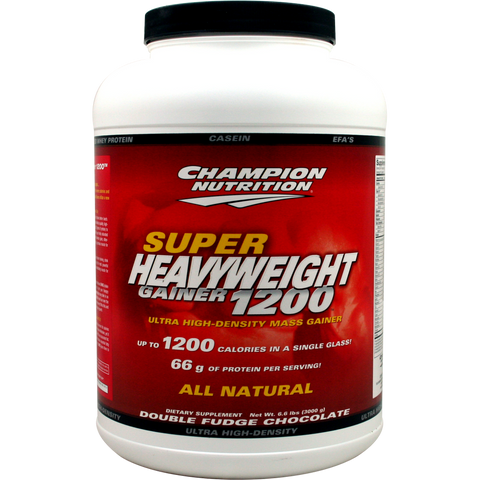 Champion Nutrition Super Heavyweight Gainer 1200 Chocolate Brownie 6.6 lbs