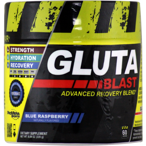 ProMera Sports Gluta-Blast Blue Raspberry 60 svg