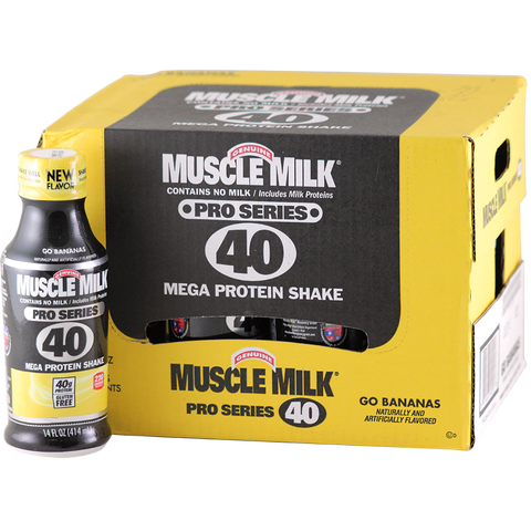 CytoSport  RTD Muscle Milk Pro 40 Series Go Bananas 14 oz 12 ct