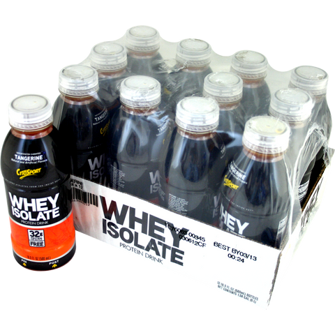 CytoSport Whey Isolate Tangerine 16.9 oz 12 ct