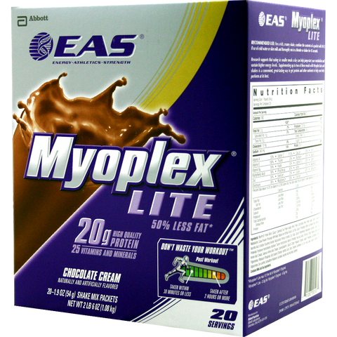 EAS Myoplex Lite MRP Chocolate 20 ct