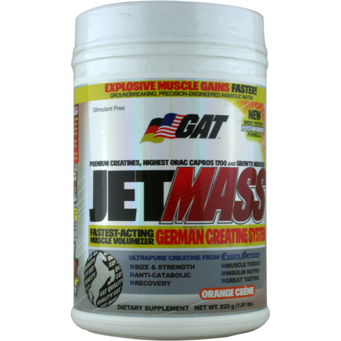 GAT JetMASS Orange Creme 1.81 lbs