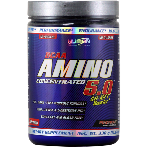 Human Evolution Supplements Amino 5.0 GH-IGF1 Booster Power Punch 325 g