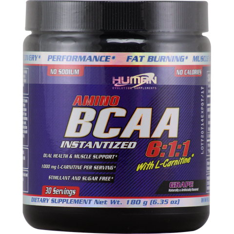 Human Evolution BCAA 6:1:1 LC Grape 30 svg