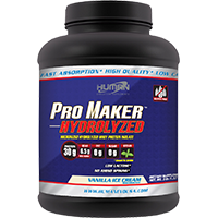 Human Evolution Supplements ProMaker Hydrolyzed Whey Protein Isolate Vanilla Ice Cream 3lb