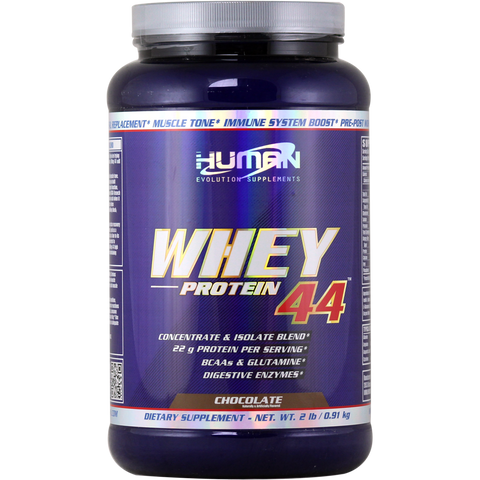 Human Evolution Supplements Whey Protein 44 Chocolate 2 lbs