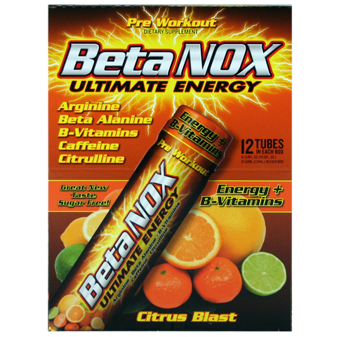 New Whey Nutrition Beta Nox Berry Lemon Blast 12 ct