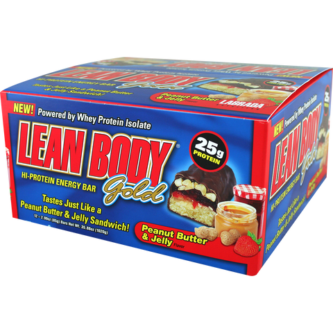 Labrada Lean Body Gold Peanut Butter and Jelly 12 ct