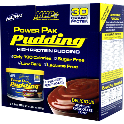 MHP Fit and Lean Power Pak Pudding Chocolate 4 cans