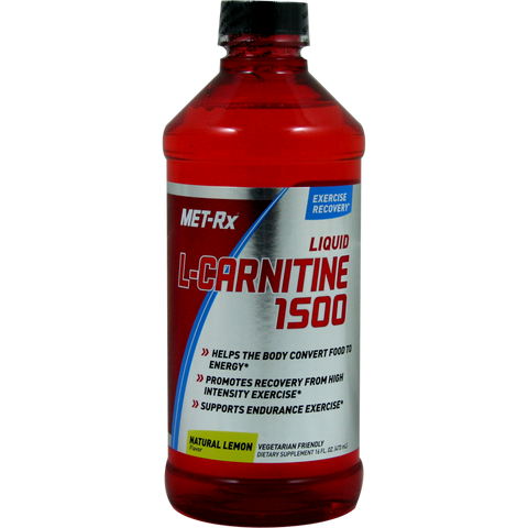 Met-Rx Liquid L-Carnitine 1500 Lemon 16 oz