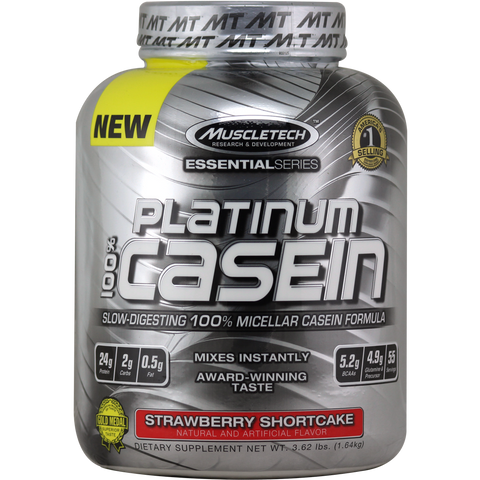 MuscleTech Essential Series Platinum 100% Casein Gourmet Milk Chocolate 2 lbs