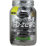 MuscleTech Essential Series Platinum 100% Iso Zero Unflavored 25 svg*