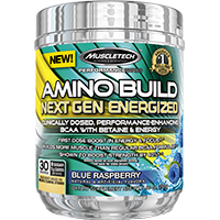 MuscleTech Performance Series Amino Build Next Gen Energized Blue Raspberry 30sv