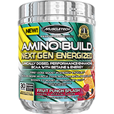 MuscleTech Performance Series Amino Build Next Gen Energized Blue Raspberry 30sv