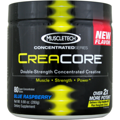 MuscleTech CreaCore Blue Raspberry Concentrate Creatine 80 svg