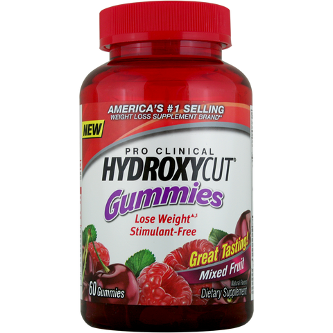 MuscleTech Hydroxycut Gummies Mixed Fruit 60 ct