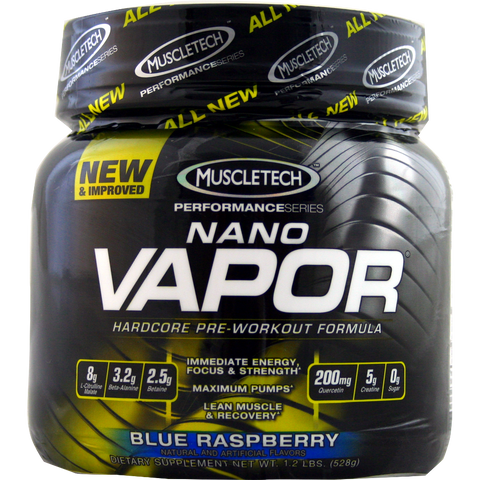 MuscleTech Nano Vapor Blue Raspberry Performance Series 1.23 lbs