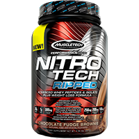 MuscleTech Nitro Tech Performance Series Ripped Chocolate Fudge Brownie 2lbs