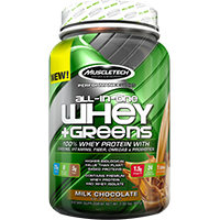 MuscleTech Performance Series All-in-One Whey+ Greens Milk Chocolate 2lb