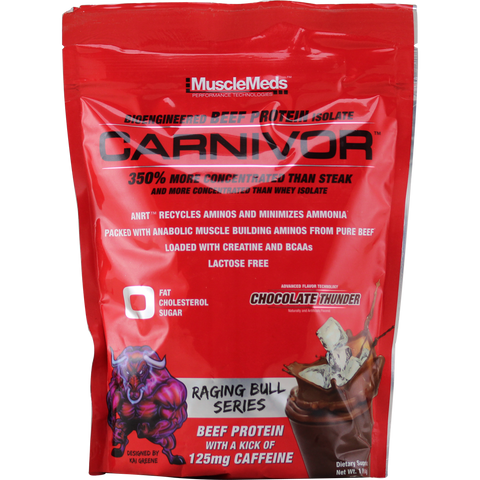 MuscleMeds Carnivor Raging Bull Series Chocolate Thunder 1 lbs