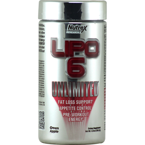 Nutrex Lipo-6 Unlimited Powder Green Apple 60 svg