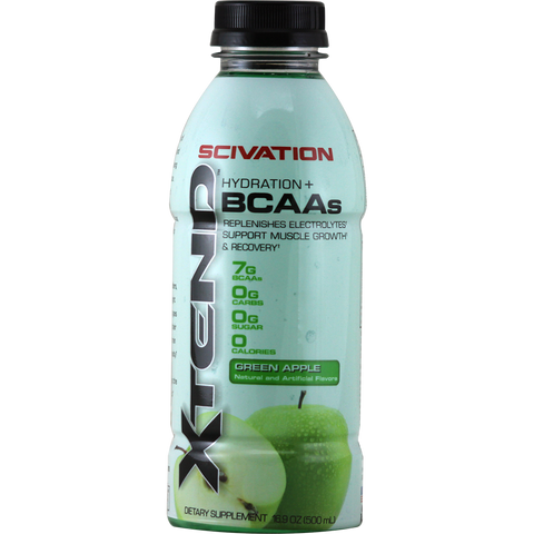 Scivation Xtend BCAA RTD Green Apple 12ct