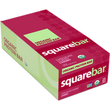 Squarebar Organic Protein Bar Chocolate Coated Almond Spice 12 ct