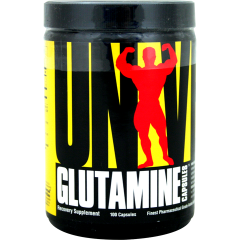 Universal Glutamine Capsules 100 ct