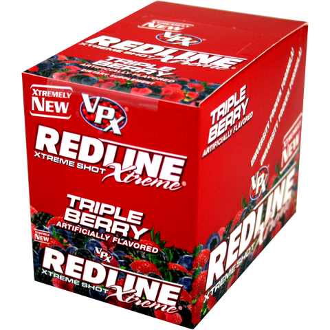 VPX RedLine Xtreme Shot  Triple Berry 6 pack