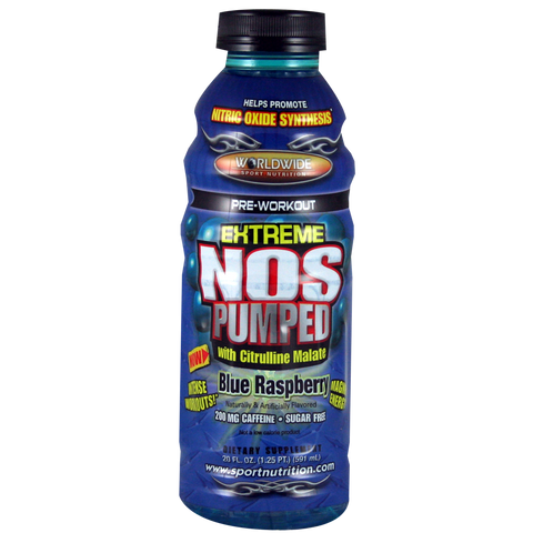 MET-Rx NOS Pumped Blue Rasp 12 ct